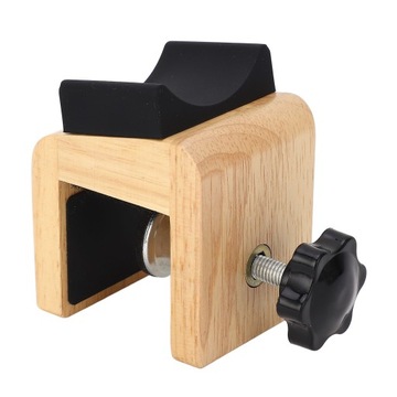 Зажим для гитарного стола Деревянная конструкция Силиконовая накладка Противоскользящая