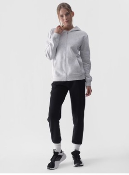 BLUZA DAMSKA XL 4F ROZPINANA Z KAPTUREM BASIC TSWSF1467 AW24