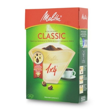 Фильтр для кофе Melitta Original конус 1х4 80 шт.