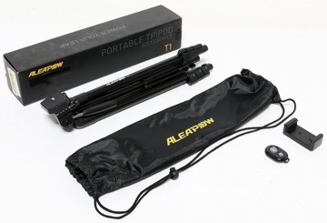 Легкий алюминиевый штатив 39–135 см 0,5 кг 3 в 1 + BT REMOTE Держатель для телефона + СУМКА