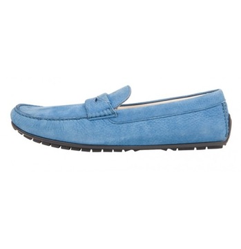 DOLCE&GABBANA luksusowe mokasyny loafersy skórzane BLUE roz.43 NEW