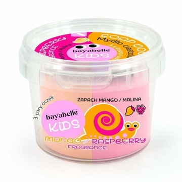 Mydło dla dzieci Ciastolina do kąpieli BAYABELLE KIDS DUO Mango / Malina