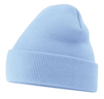 CIEPŁA CZAPKA ZIMOWA MIĘKKA DWIE WARSTWY BEANIE