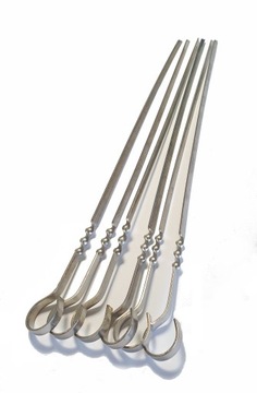 SZPIKULCE DO SZASZŁYKÓW SZAMPURY 6SZT 50cm 8x2,0mm