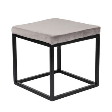 Pufa Ławka kwadratowa SNAP Linda Cube Loft Szara