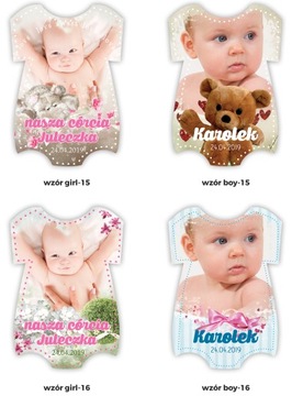 ФОТОМАГНИТ Выходные данные Спасибо Крещение День Рождения Годик + КОНВЕРТ