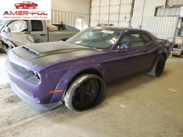 Dodge Challenger III 2018 Dodge Challenger SRT Hellcat Demon 2018 6.2l 6.2 Benzyna 717KM