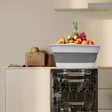 СИЛИКОНОВАЯ ЧАША, СКЛАДНАЯ ДЕТСКАЯ ВАННОЧКА, КОРЗИНА ДЛЯ БЕЛЬЯ СО СЛИВОМ