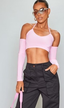 PRETTYLITTLETHING TOP DAMSKI RÓŻOWY GŁADKI 36 EGE