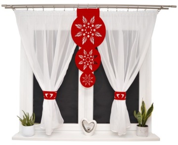 АЖУР современный декор КОЛЕСА МАНДАЛА, красный, БОЛЬШОЙ