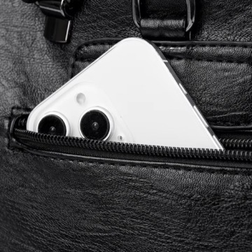 2В1 ЖЕНСКАЯ ГОРОДСКАЯ СУМКА РЮКЗАК ДЛЯ РАБОТЫ ШКОЛЬНАЯ СУМКА НА ПЛЕЧЕ ИЗ ЭКО КОЖИ