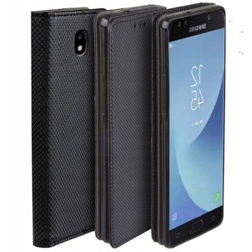 ETUI MAGNET FUTERAŁ DO SAMSUNG J7 2017 + SZKŁO