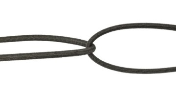 ELASTIC FIXED ROPE 10mm 10m BLACK