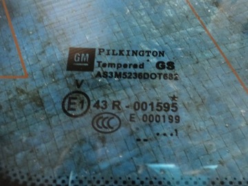 OPEL-PARTS Astra J Окно кузова слева, сзади COMBI
