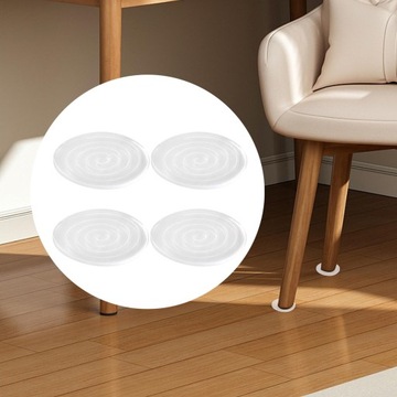 opakowanie 4x Silikonowe podkładki pod nóżki do mebli Antypoślizgowe ochraniacze podłogowe po 3 szt