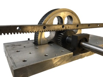 Listwa zębata z modułem 240cm 15x15mm NrC403