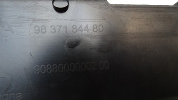 PEUGEOT 308 2021- DYFUZOR DOKŁADKA ZDERZAKA TYŁ 9837184480