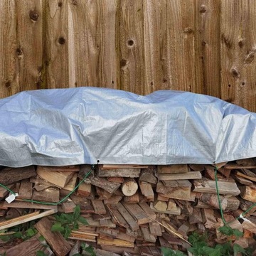 СЕРЕБРЯНЫЙ БРЕЗЕНТ 2X3, ОЧЕНЬ ТОЛСТЫЙ, 130 Г, ПРОЧНЫЙ, УСИЛЕННЫЙ.