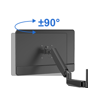 Podstawa obrotowa ze sprężyną gazową dla dwóch monitorów LCD 13-32 cale 9kg