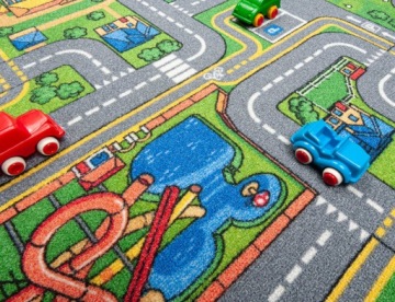 КОВЕР ДЕТСКАЯ КОМНАТА STREETS 200 Х 150 СМ PLAYCITY