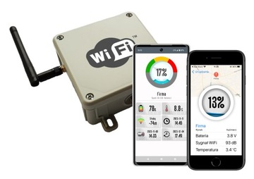 Szambo czujnik poziomu WiFi SMS Android iPhone