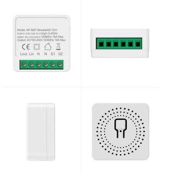 Одинарный переключатель Zigbee скрытого монтажа MINI TUYA
