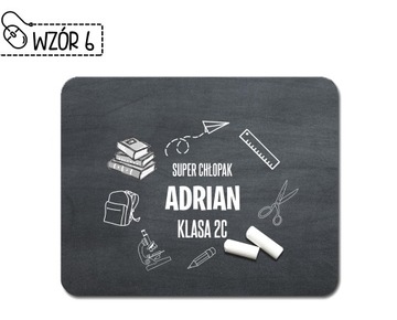 PODKŁADKA POD MYSZ na DZIEŃ CHŁOPAKA IMIĘ ! SZKOŁA