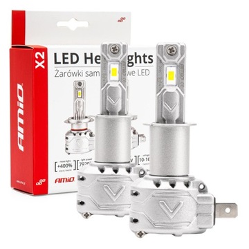 ŻARÓWKI SAMOCHODOWE LED SERIA X2 H3 CANBUS HQ