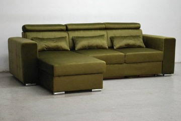 RLC MODERN УГЛОВОЙ ДИВАН со спальной функцией + контейнер для роговицы Монолит бархат