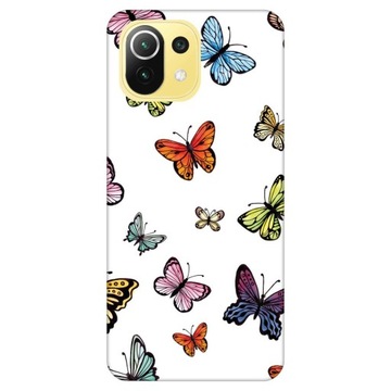 Etui do Xiaomi Mi 11 Lite 4G / 5G Wzory Motyle Kolorowe Motylki Butterfly