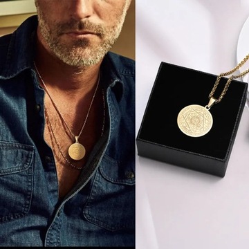 AMULET SZCZĘŚCIA talizman Pieczęć Siedmiu Aniołów