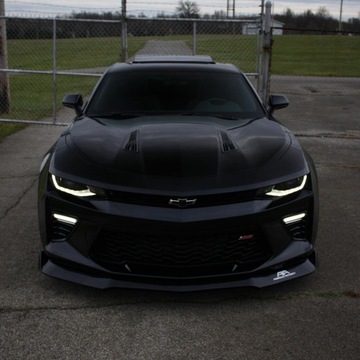 Спойлер накладка на бампер глянцевый CAMARO 2016-2021 гг.