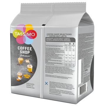 Tassimo Jacobs CSS TOFFEE NUT LATTE капсулы
