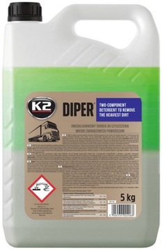 K2 DIPER STRONG АКТИВНАЯ ПЕНА 5л + БУТЫЛКА ДЛЯ ПЕНЫ 2л
