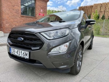Ford Ecosport II SUV Facelifting 1.5 TDCi EcoBlue 125KM 2019 Ford EcoSport LedNaviPodgrzewana SzybaPDCCzarny DachNowy Rozrzad 1.5