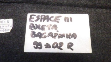 РОЛИК БАГАЖНИКА РОЛИК RENAULT ESPACE III 6025315243 99-02 год