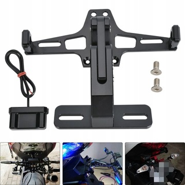 МОНТАЖНЫЙ КРОНШТЕЙН СВЕТОДИОДНОЙ ПЛАТЫ, ЧЕРНЫЙ МОТОЦИКЛ