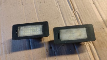 BMW E61 lampki oświetlenia tablicy rejestracyjnej