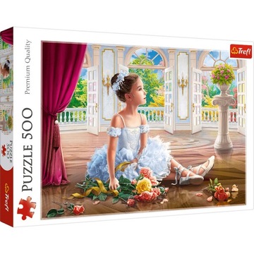 PUZZLE 500 ELEMENTÓW MAŁA BALETNICA TREFL