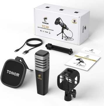 КОНДЕНСАТОРНЫЙ МИКРОФОН TONOR TC30 PLUG & PLAY