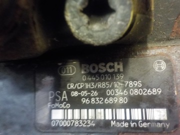 MONDEO MK4 GALAXY 2.2 TDCI 09r Q4BA pompa wtryskowa 0445010139 9683268980