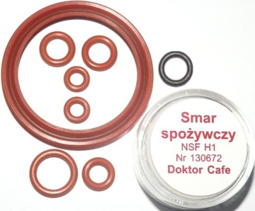 Zestaw 9szt nowy wzór uszczelki wargowa ekspres Spidem SUP035 My Coffee