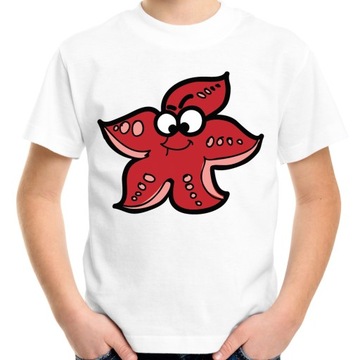 Koszulka dziecięca z rozgwiazdą t-shirt rozgwiazda na prezent 128