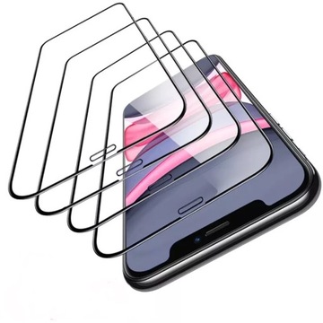 SZKŁO NA CAŁY EKRAN DO IPHONE 11|XR - 5 SZT.