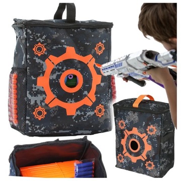 TORBA NA STRZAŁKI Naboje Magazynki Akcesoria do Nerf Tarcza do Celowania