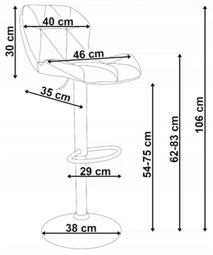 ВРАЩАЮЩИЙСЯ БАРНЫЙ СТУЛ, РЕГУЛИРУЕМЫЙ, СТЕГАНЫЙ, КРЮЧОК С МЯГКОЙ ОБИВКОЙ, БЕЖЕВЫЙ ЛОФТ