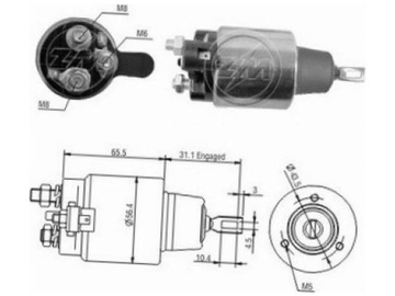 ELEKTROMAGNET STARTÉR DODGE NEON I 2.0 II STRATUS