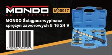 ŚCIĄGACZ SPRĘŻYN ZAWOROWYCH PRZYRZĄD DO DEMONTAŻU ZAWORÓW V8 V12 V16 ZESTAW