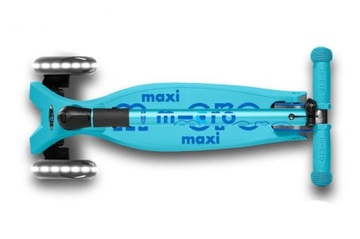 HULAJNOGA MAXI MICRO DELUXE LED BRIGHT BLUE FOLDABLE SKŁADANA MMD092