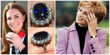 Серебряный комплект украшений KATE колье + серьги + большое кольцо